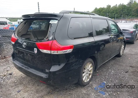 2012 Toyota Sienna Xle 7 Passenger из США, поврежденный, VIN 5TDDK3DC8CS044847